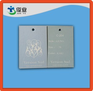 Custom tags for Version Sud Clothing