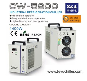 S&A re-circulating water chiller for electronic product heatsink
