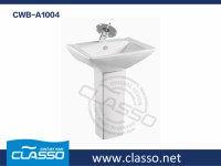 New Design Sanitary Ware Wash Sink Pedestal Basin TURKISH BRAND CLASSO(CWB-A1004)