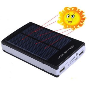 Hot Selling 10000mAh Portable RoHS Chargeur solaire Power Bank avec des lumière