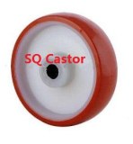 Polyurethane on polyamide 6 wheel