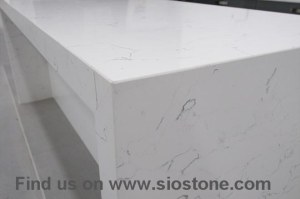 Quartz Stone Surfaces with Eased Edge