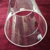 Large diameter quartz glass tube