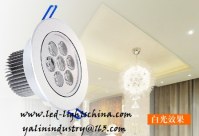 7W LED projecteur au plafond, Spot LED réglable, haute luminaire en aluminium de puissa...
