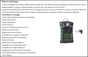 Détecteur multi gaz et monogaz au Maroc