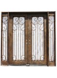 Wrought Iron Double Entry Doors