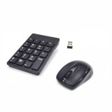 Wireless 2.4 GHz Optical Mouse Keypad Combo