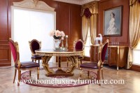 Les meubles classiques de luxe de salle à manger de chaise de table de salle à manger...