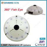 1.3MP HD Fish Eye IP Camera 360 degree Panoramic View 128G SD Card