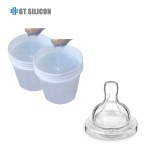 High Transparent Liquid Silicone Rubber for Baby Products, Feeding Bottle Nipples, Toys
