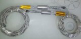 Single lattice weave cable pulling grips