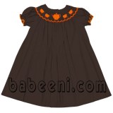 Tea Cup hand-smocked baby dress - DR1071