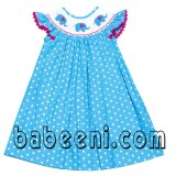 Hand smocked baby clothing