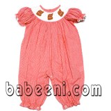 Gingerbread smocked bubble DR 1404