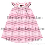 Dog with love letters bishop dress - DR 1573