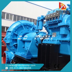 Pompe de drainage WN500 de 20 pouces, pompe à sable de rivière, pompe à gravier