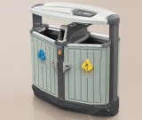 Best selling outdoor sorted trash can DS-02