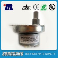 12v 3rpm 7MM shaft DC motor with gear box DS-50TB for roller shutter door from China