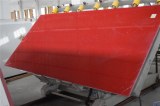 Sparkling Red Quartz Stone Solid Surface Panel for Countertop