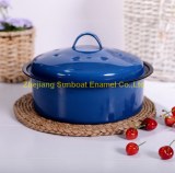 3QT cast iron enamel stock pot