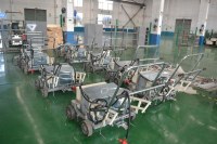 Machine thermoplastique piétonnière de marquage au sol à main-poussoir