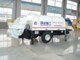Trailer concrete pump