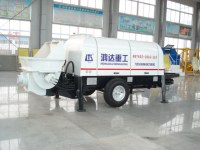 Trailer concrete pump