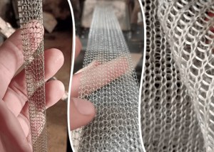 Tresse Métallique Tricotée – Tissu Métallique Durable pour la Filtration et les Applica...