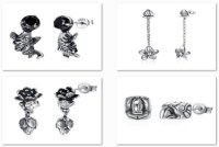 925 sterling silver stud hip-hop trend earrings for men and women
