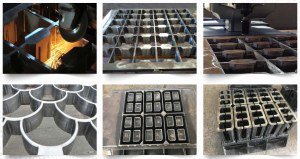 Moules en Acier Pour Pavés,Carreaux etc...