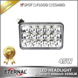 4x6 45W led work light farm agriculture equipment truck tractor trailer driving spot fl...