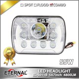 5x7 55W headlamp Jeep Wrangler YJ Toyota Nissan Suzuki truck trailer LED headlight