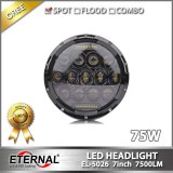7in round Jeep headlight Wrangler JK CJ TJ YJ 07-15 LED headlamp kit