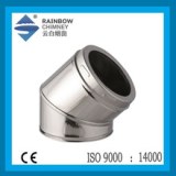 Coude 45 degrés pour cheminée