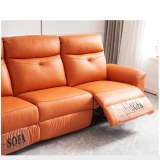 Nouveau canapé de fonction en cuir Capsule spatiale salon minimaliste moderne canapé de...
