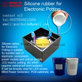 Silicone rubber for electronic potting