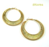 Boucle d oreille crécole doré