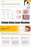 Erbium glass fractional laser machine for skin resurfacing