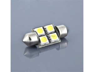 Autolampe Innenlampen Birne 31mm 4SMD 5050 LED 12V