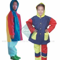 China Kids EVA Plastic Raincoats /EVA raincoats supplier: