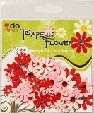Paper flowers with gem