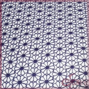 Flower embroidery design mesh fabric lace for dresses