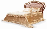 Fournisseur de luxe royal FB-128 de lit en bois solide de lit de néo- de lit de lits li...
