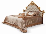 Style de luxe royal FB-138 de l'Italie de fournisseur de lit en bois solide de lit de...