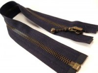 Fermetures éclairs métalliques