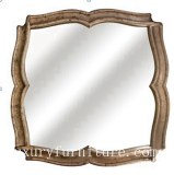 Le miroir d'antiquité de miroir de cadre en bois de miroir de pièce de Bath habillant...