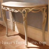 Table en bois de mur d'antiquité de table de console de table de console de meubles de décoration...