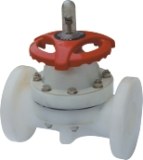 Plastic diaphragm valve
