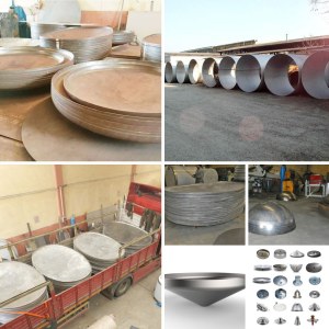 Fond bombé acier grand diamètre