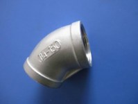 45 degree threaded forged elow in stock